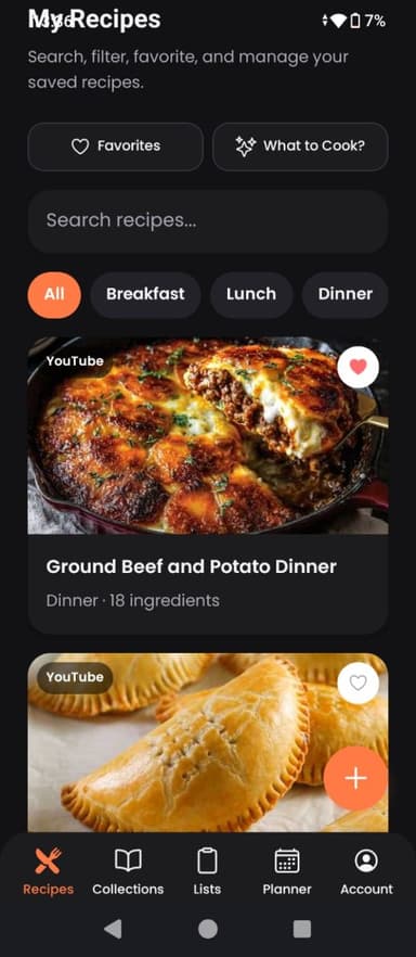 My Recipes